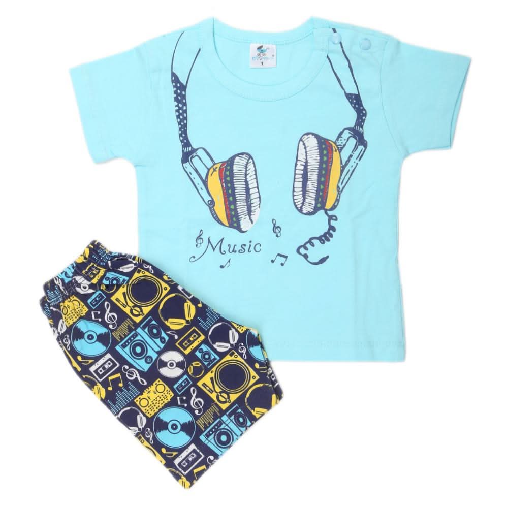 Newbron Boys Half Sleeves Suits 1103 - Light Blue, Kids, NB Boys Sets And Suits, Chase Value, Chase Value