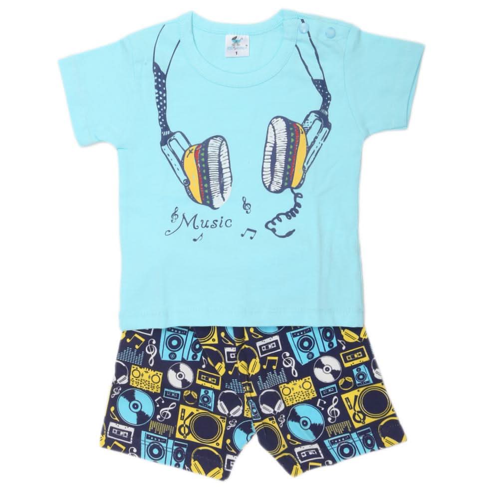 Newbron Boys Half Sleeves Suits 1103 - Light Blue, Kids, NB Boys Sets And Suits, Chase Value, Chase Value