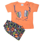 Newbron Boys Half Sleeves Suits 1103 - Orange, Kids, NB Boys Sets And Suits, Chase Value, Chase Value