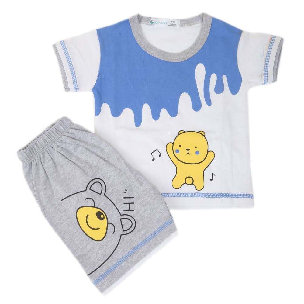 Newbron Boys Half Sleeves Suits 1105 - Blue, Kids, NB Boys Sets And Suits, Chase Value, Chase Value
