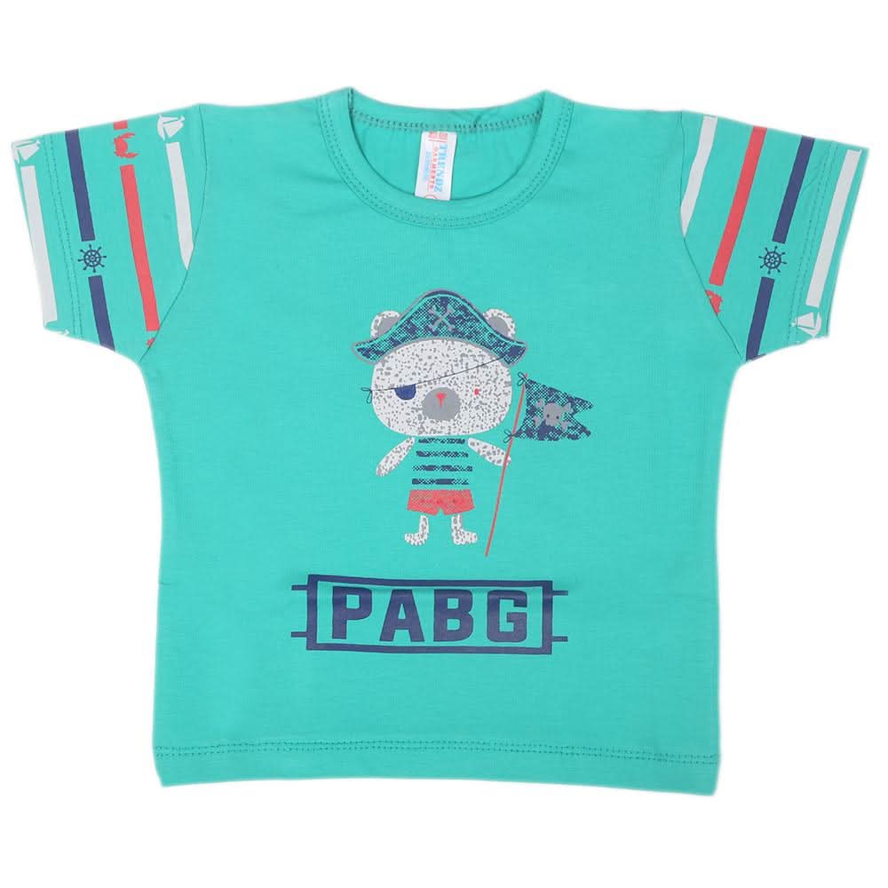 Newborn Boys Half Sleeves T-Shirts - Green, Kids, NB Boys Shirts And T-Shirts, Chase Value, Chase Value