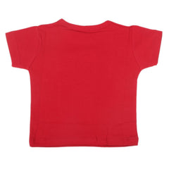 Newborn Boys Half Sleeves T-Shirts - Red, Kids, NB Boys Shirts And T-Shirts, Chase Value, Chase Value