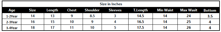 Girls Pajama Suit - Orange, Kids, Girls Sets And Suits, Chase Value, Chase Value