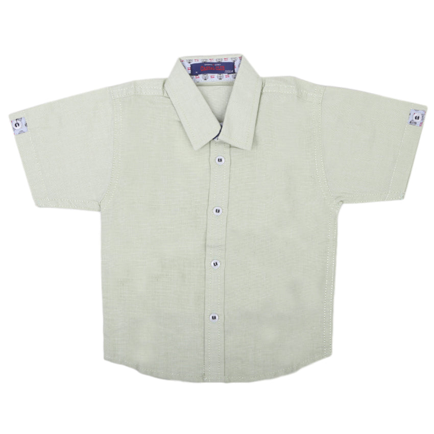 Boys Casual Half Sleeves Shirt - L-Green, Kids, Boys Shirts, Chase Value, Chase Value