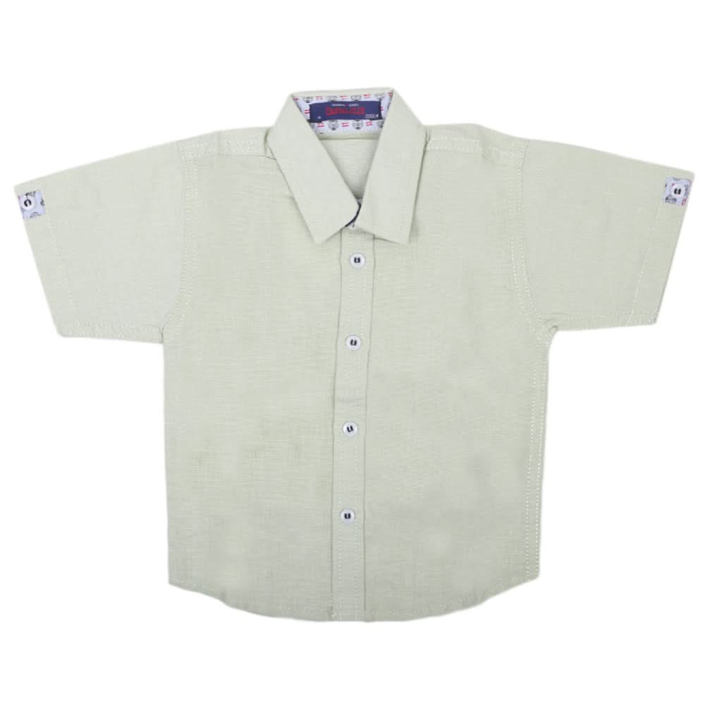 Boys Casual Half Sleeves Shirt SC  - L-Green, Kids, Boys Shirts, Chase Value, Chase Value