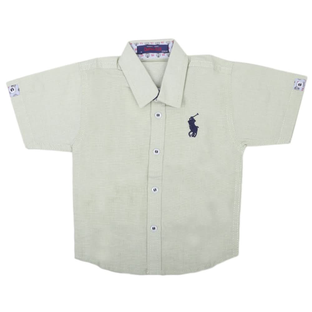 Boys Casual Half Sleeves Shirt - L-Green, Kids, Boys Shirts, Chase Value, Chase Value