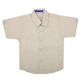 Boys Casual Half Sleeves Shirt SC 2551-A - Fawn, Kids, Boys Shirts, Chase Value, Chase Value