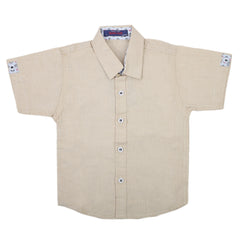 Boys Casual Half Sleeves Shirt SC - Fawn, Kids, Boys Shirts, Chase Value, Chase Value