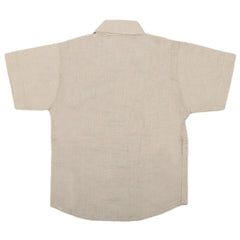 Boys Casual Half Sleeves Shirt SC - Fawn, Kids, Boys Shirts, Chase Value, Chase Value