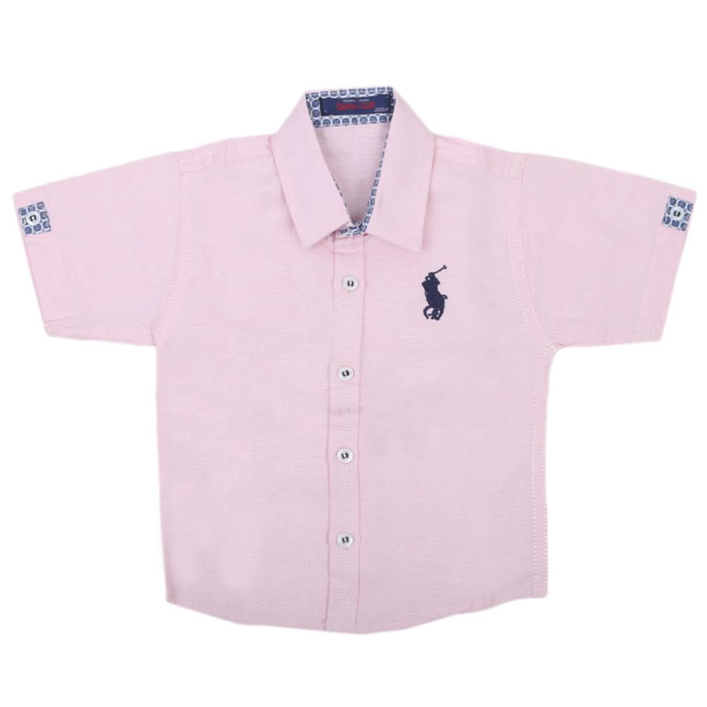 Boys Casual Half Sleeves Shirt SC 2551-A - Pink, Kids, Boys Shirts, Chase Value, Chase Value