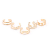 Women's 5Pc Ring - Golden, Women, Finger Rings, Chase Value, Chase Value