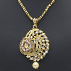 Women's Locket Set - Golden Yellow - A, Women, Chains & Lockets, Chase Value, Chase Value