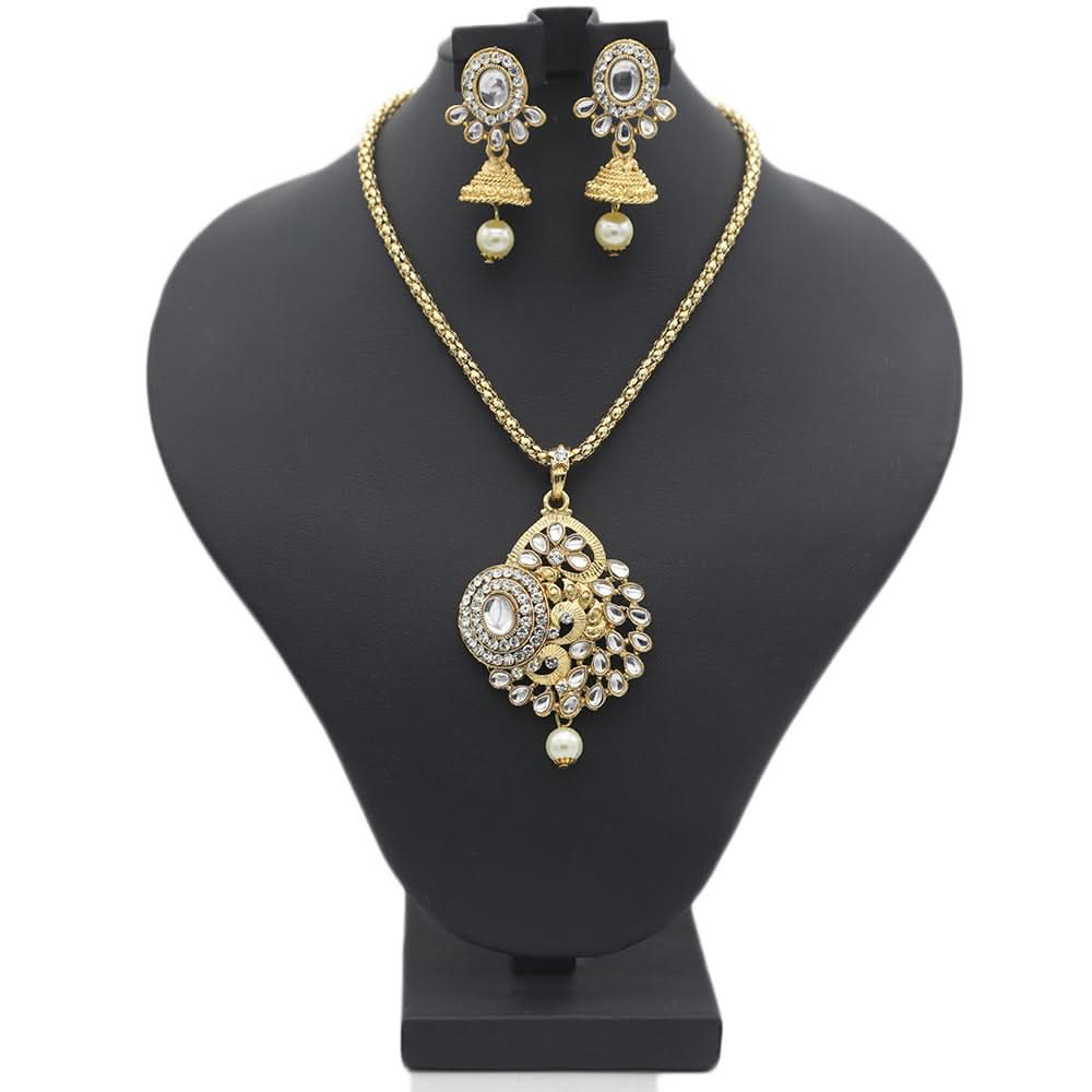 Women's Locket Set - Golden, Women, Chains & Lockets, Chase Value, Chase Value