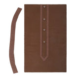 Men's Mashriq Embroidered Un-Stitched Suit - Brown, Men, Unstitched Fabric, Chase Value, Chase Value