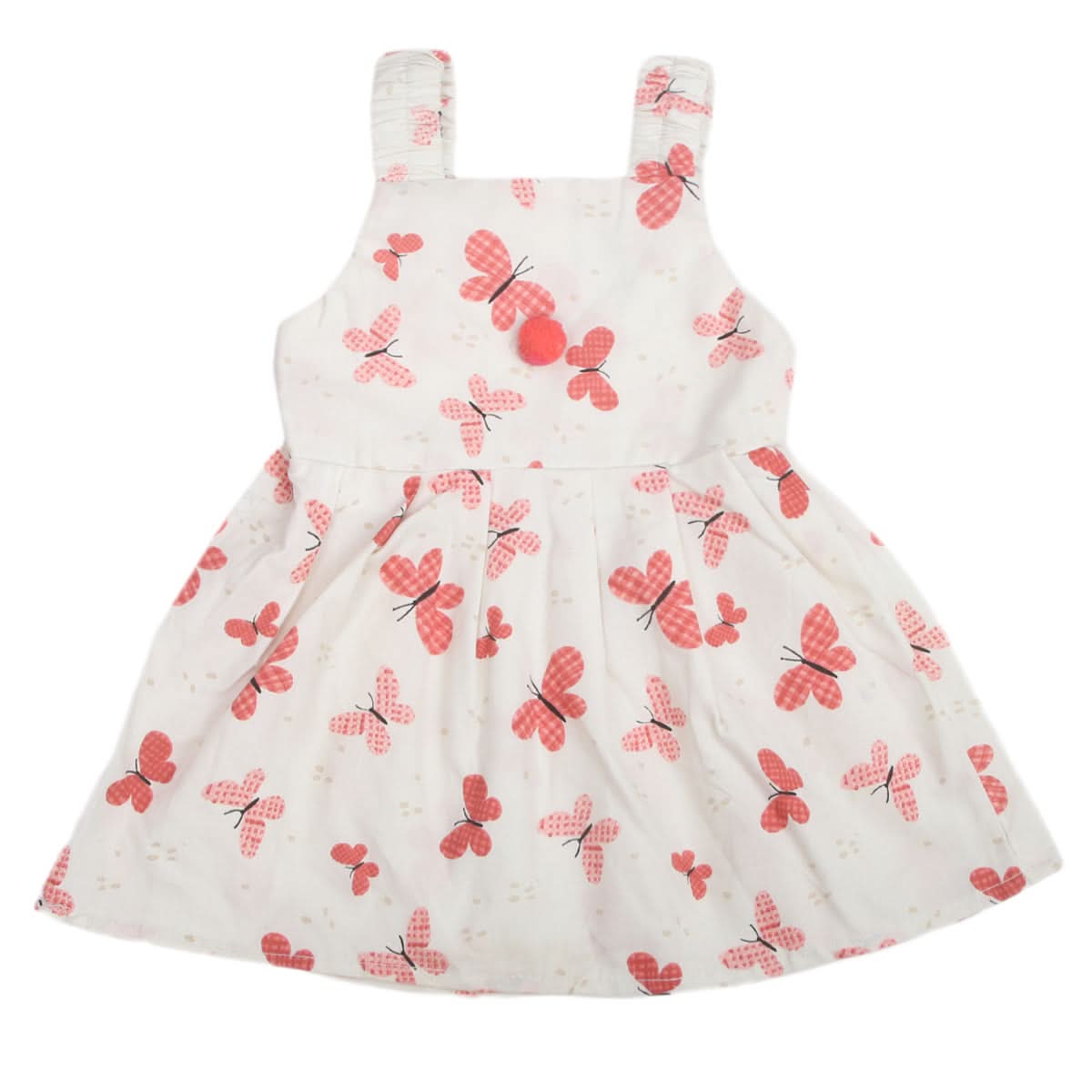 Newborn Girls Frock - Red, Kids, NB Girls Frocks, Chase Value, Chase Value