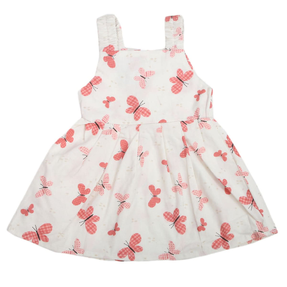 Newborn Girls Frock - Red, Kids, NB Girls Frocks, Chase Value, Chase Value