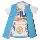 Boys Casual 2 Pcs Half Sleeves Shirt I40 - Mid Blue, Kids, Boys Shirts, Chase Value, Chase Value