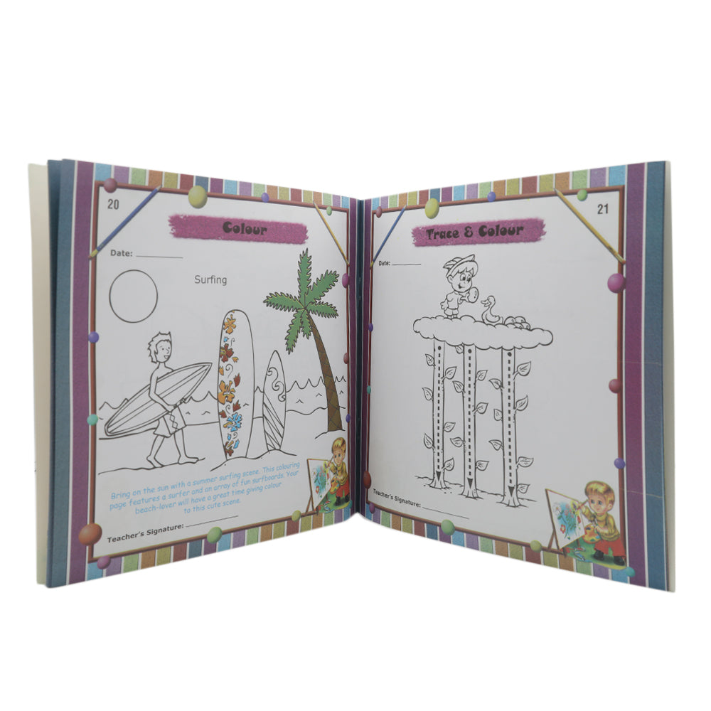 Activity Art Time Draw And Colour 1, Kids, Kids Educational Books, 3 to 6 Years, Chase Value