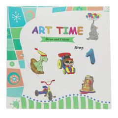 Activity Art Time Draw And Colour 1, Kids, Kids Educational Books, 3 to 6 Years, Chase Value