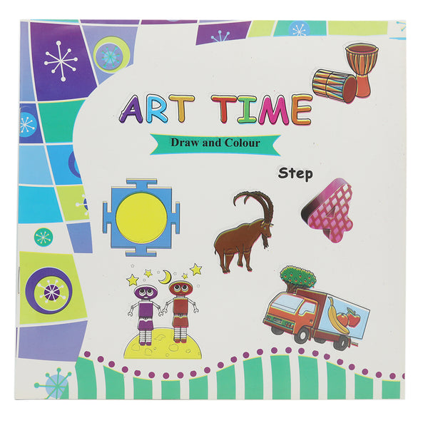 Activity Art Time Draw And Colour 4, Kids, Kids Educational Books, 6 to 9 Years, Chase Value