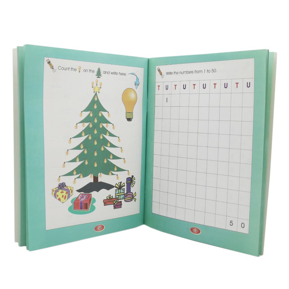 Activity write and learn Number, Kids, Kids Educational Books, 3 to 6 Years, Chase Value