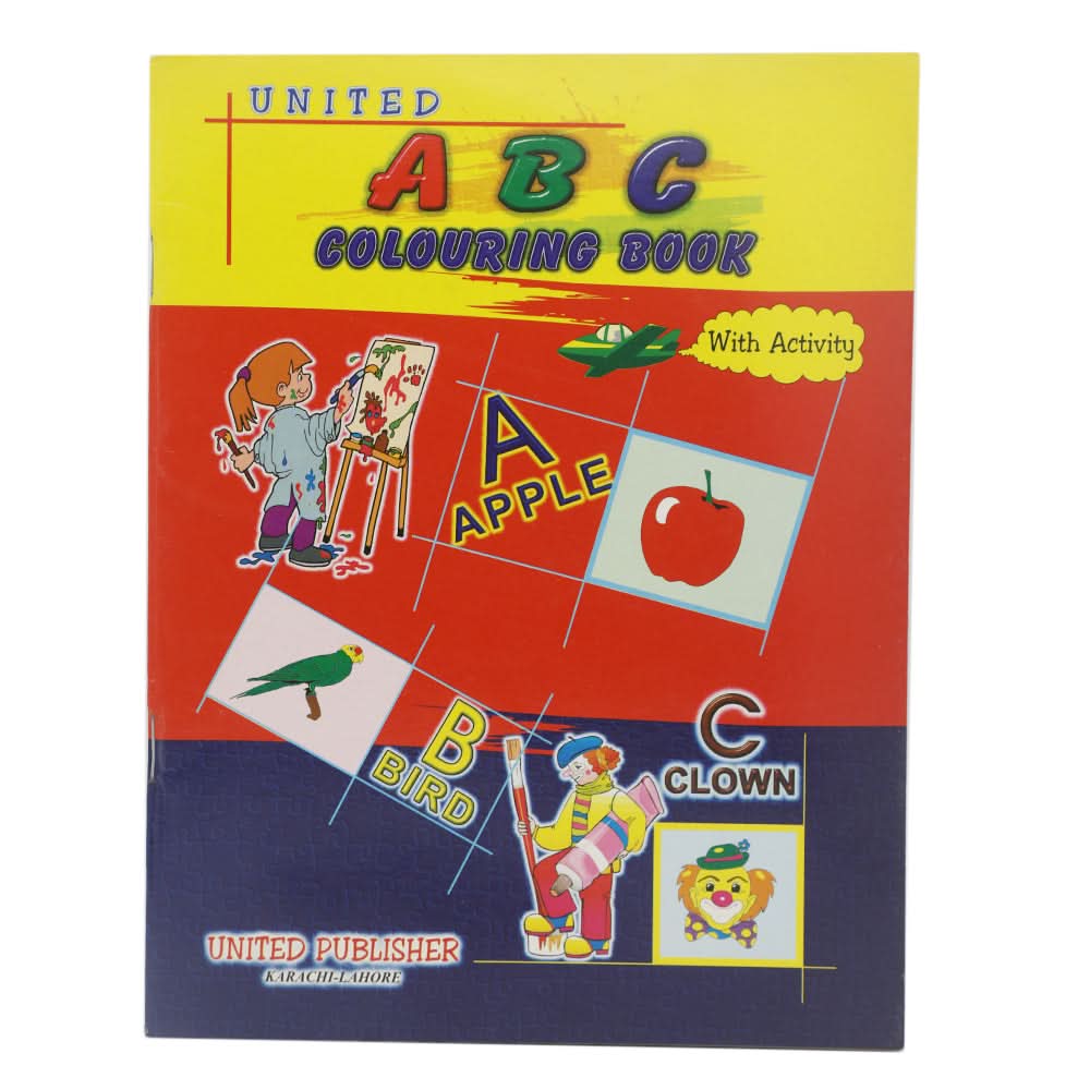 Colouring ABC Colouring Book, Kids, Kids Colouring Books, 3 to 6 Years, Chase Value