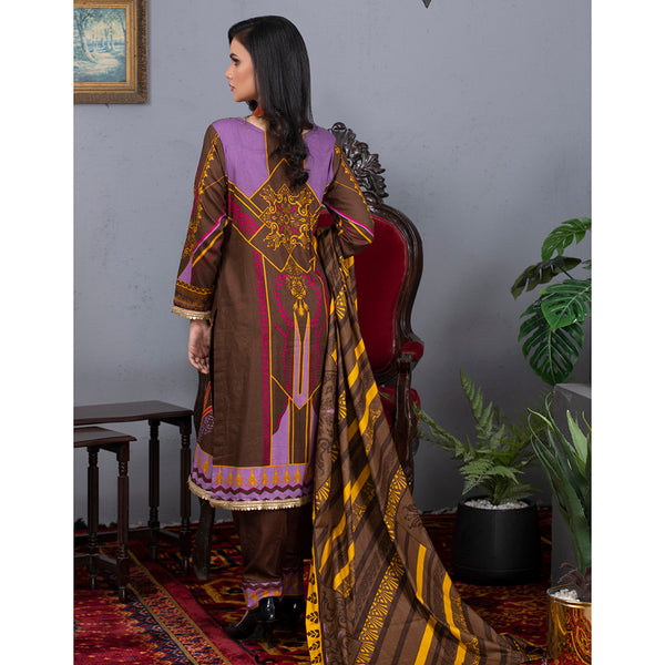 Sahil Printed Cotton 3 Pcs Un-Stitched Suit Vol 1 - A6, Women, 3Pcs Shalwar Suit, ZS Textiles, Chase Value