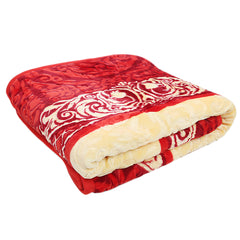 Harmony Blanket 2 PLY Single Bed - Red, Home & Lifestyle, Blanket, Chase Value, Chase Value