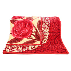 Harmony Blanket 2 PLY Single Bed - Red, Home & Lifestyle, Blanket, Chase Value, Chase Value