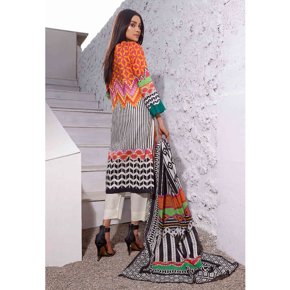 Halime Sultan Lawn Digital Print 3 Pcs Un-Stitched Suit - 11, Women, 3Pcs Shalwar Suit, Halime Sultan, Chase Value