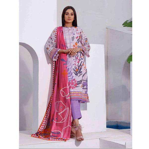 Halime Sultan Lawn Digital Print 3 Pcs Un-Stitched Suit - 14, Women, 3Pcs Shalwar Suit, Halime Sultan, Chase Value