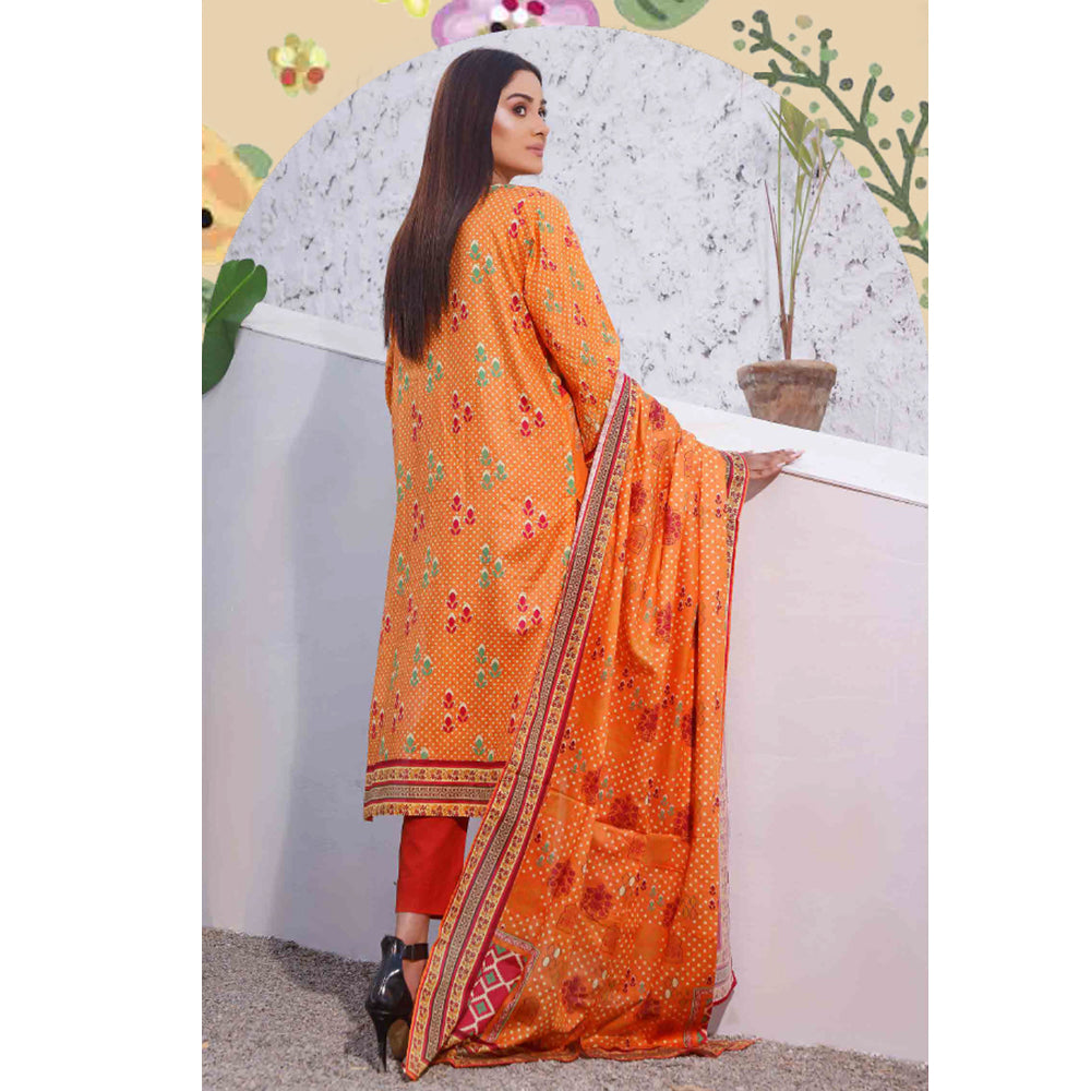 Halime Sultan Lawn Digital Print 3 Pcs Un-Stitched Suit - 16, Women, 3Pcs Shalwar Suit, Halime Sultan, Chase Value