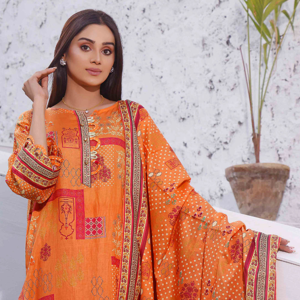 Halime Sultan Lawn Digital Print 3 Pcs Un-Stitched Suit - 16, Women, 3Pcs Shalwar Suit, Halime Sultan, Chase Value