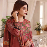 Halime Sultan Embroidered Lawn 3Pcs Unstitched Suit V1 - 7, Women, 3Pcs Shalwar Suit, Halime Sultan, Chase Value
