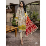 Anum Printed Lawn Unstitched 3Pcs Suit V2 - C3, Women, 3Pcs Shalwar Suit, Al-Zohaib Textiles, Chase Value