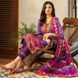 Anum Printed Lawn Unstitched 3Pcs Suit V3 - A7, Women, 3Pcs Shalwar Suit, Al-Zohaib Textiles, Chase Value
