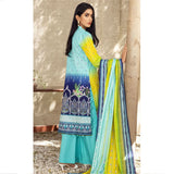 Anum Printed Lawn Unstitched 3Pcs Suit V3 - B4, Women, 3Pcs Shalwar Suit, Al-Zohaib Textiles, Chase Value