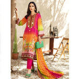 Anum Printed Lawn Unstitched 3Pcs Suit V3 - C4, Women, 3Pcs Shalwar Suit, Al-Zohaib Textiles, Chase Value