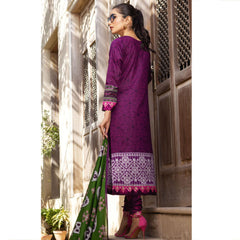Anum Printed Lawn Unstitched 3Pcs Suit V3 - C6, Women, 3Pcs Shalwar Suit, Al-Zohaib Textiles, Chase Value