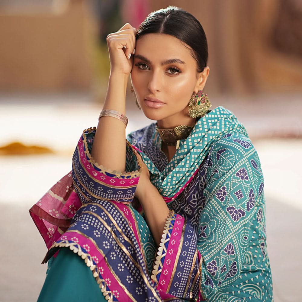 Monsoon Printed Lawn Unstitched 3Pcs Suit V1 - C3, Women, 3Pcs Shalwar Suit, Al-Zohaib Textiles, Chase Value