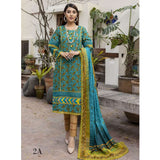 Monsoon Printed Lawn Un-Stitched 3Pcs Suit - 2, Women, 3Pcs Shalwar Suit, Al-Zohaib Textiles, Chase Value