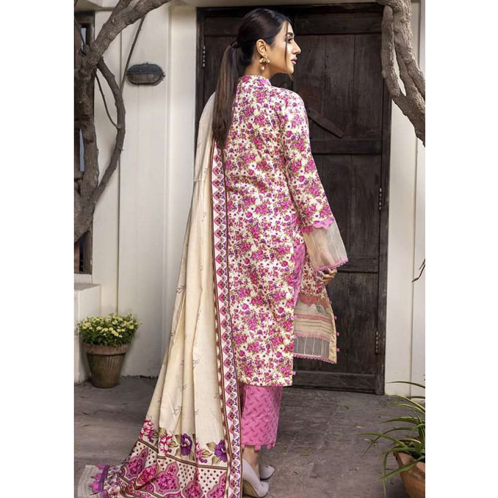 Monsoon Printed Lawn Un-Stitched 3Pcs Suit - 5, Women, 3Pcs Shalwar Suit, Al-Zohaib Textiles, Chase Value