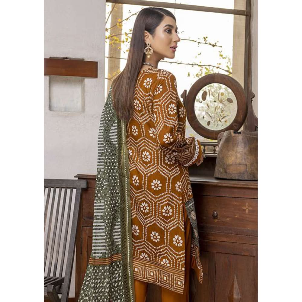 Monsoon Printed Lawn Un-Stitched 3Pcs Suit - 4, Women, 3Pcs Shalwar Suit, Al-Zohaib Textiles, Chase Value