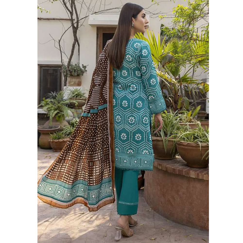 Monsoon Printed Lawn Un-Stitched 3Pcs Suit - 4, Women, 3Pcs Shalwar Suit, Al-Zohaib Textiles, Chase Value