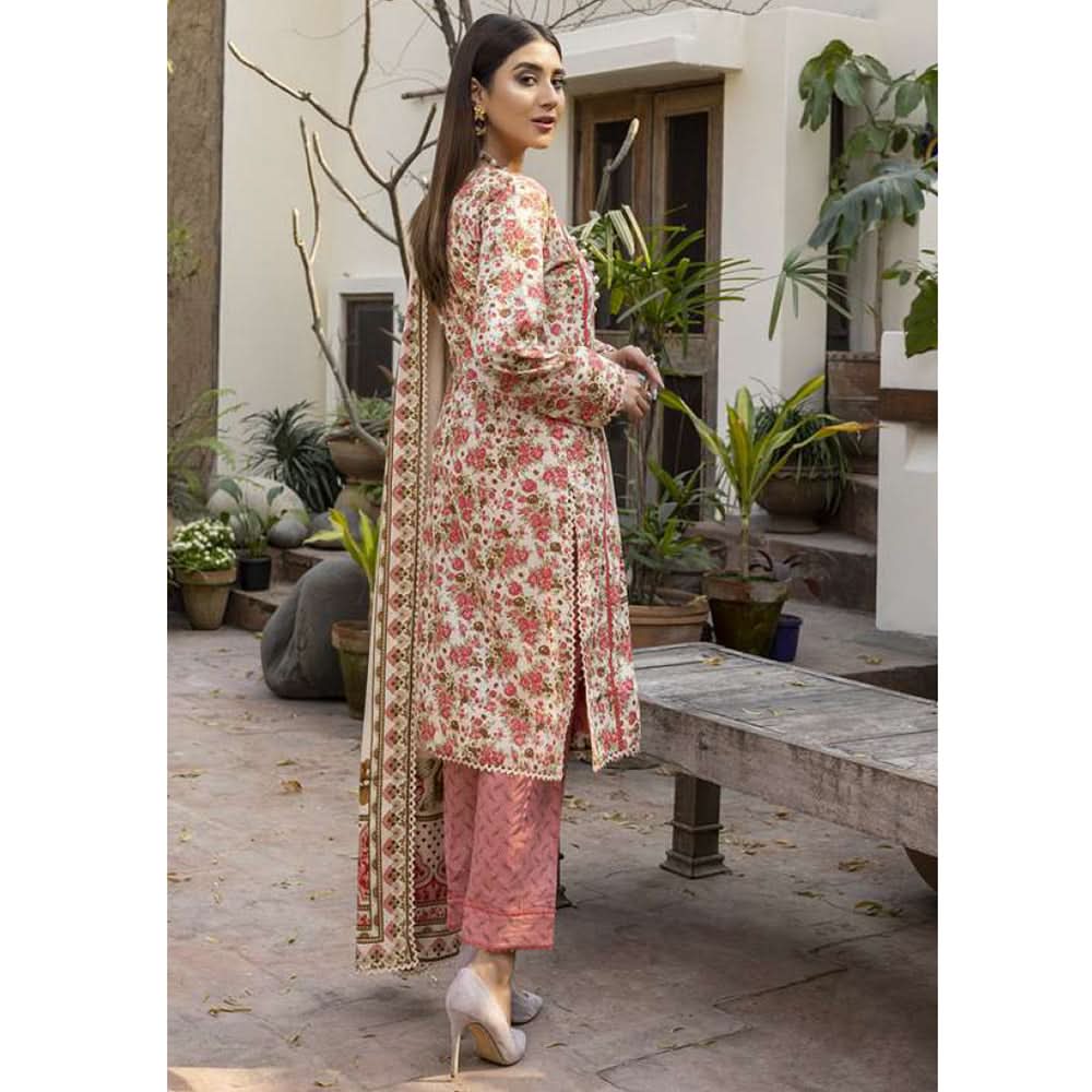 Monsoon Printed Lawn Un-Stitched 3Pcs Suit - 5, Women, 3Pcs Shalwar Suit, Al-Zohaib Textiles, Chase Value
