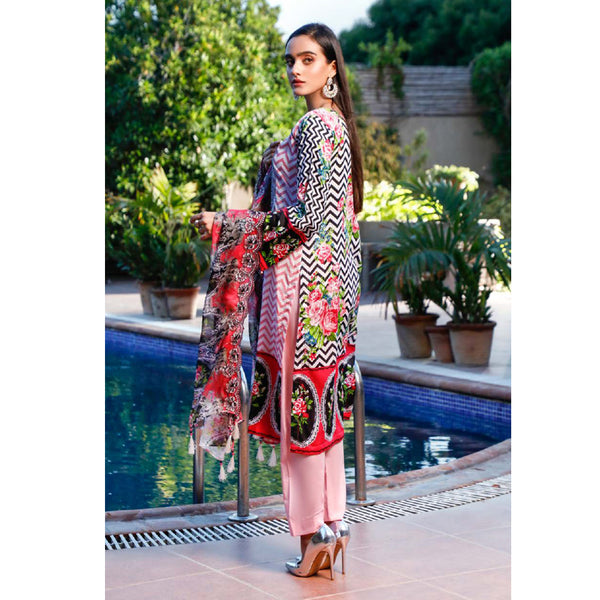 Omber Embroidered Lawn Un-Stitched 3Pcs Suit - AY-1867, Women, 3Pcs Shalwar Suit, Rana Arts, Chase Value