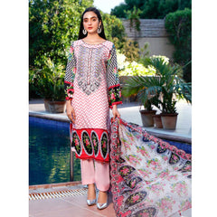 Omber Embroidered Lawn Un-Stitched 3Pcs Suit - AY-1867, Women, 3Pcs Shalwar Suit, Rana Arts, Chase Value