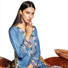 Omber Embroidered Lawn Un-Stitched 3Pcs Suit - AY-1868, Women, 3Pcs Shalwar Suit, Rana Arts, Chase Value