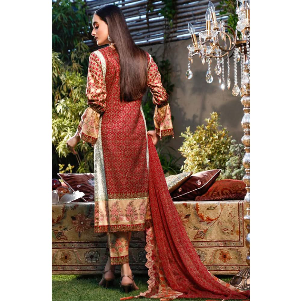 Omber Embroidered Lawn Un-Stitched 3Pcs Suit - EKR-1870, Women, 3Pcs Shalwar Suit, Rana Arts, Chase Value