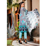 Omber Embroidered Lawn Un-Stitched 3Pcs Suit - AY-1867, Women, 3Pcs Shalwar Suit, Rana Arts, Chase Value